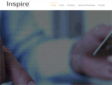 Tablet Screenshot of inspire-szkolenia.pl